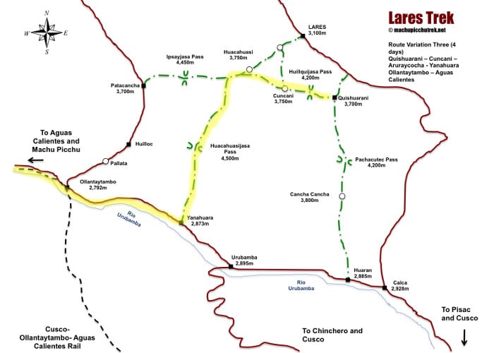 lares-trek-map-route-3 lares-trek-map-route-3