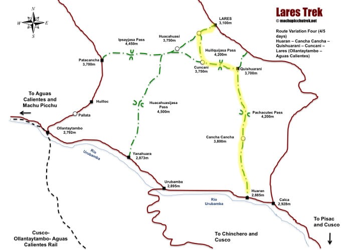 lares-trek-map-route-4 lares-trek-map-route-4