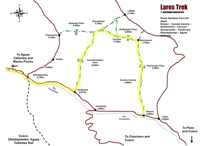 lares-trek-map-route-5 lares-trek-map-route-5