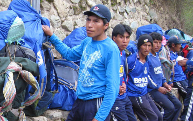 tipping on the inca trail